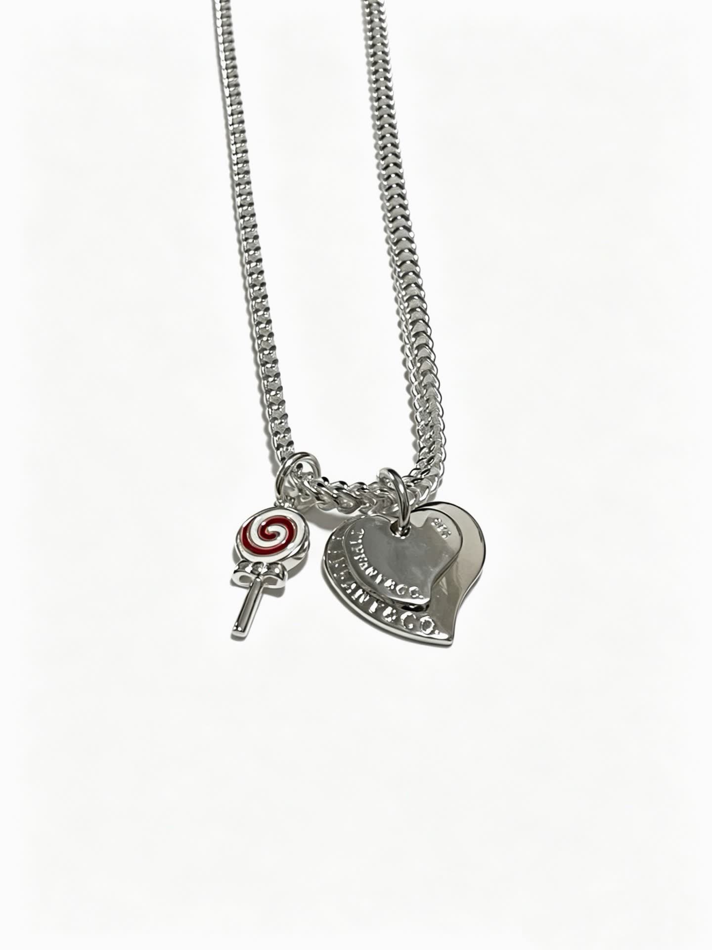 Tiffany & Co. Heart Charm Necklace